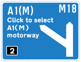 M18 Junction 2 - A1(M) Link