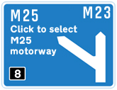 M23 Junction 8 - M25 Link