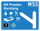 M55 Junction 1